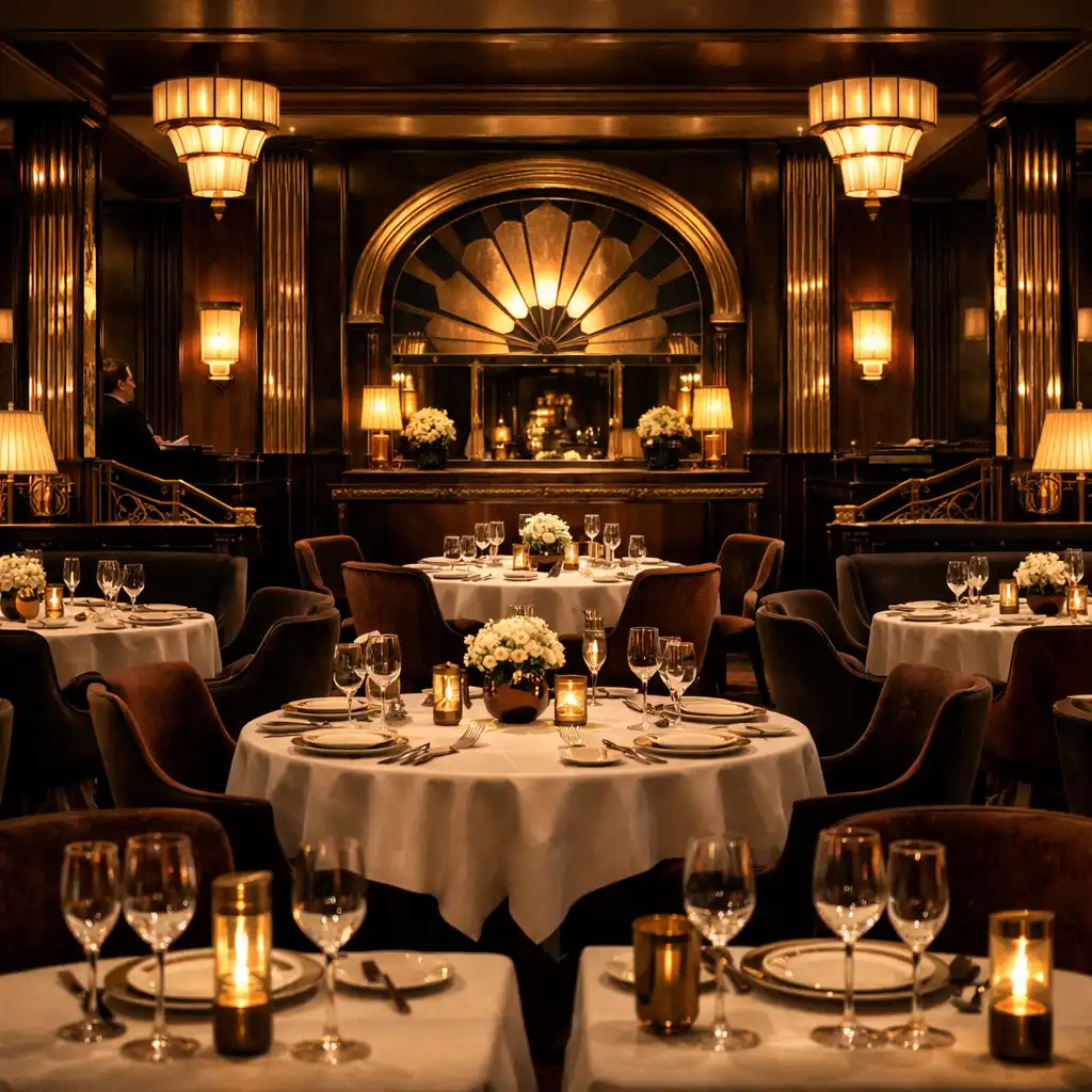 Salle principale du restaurant